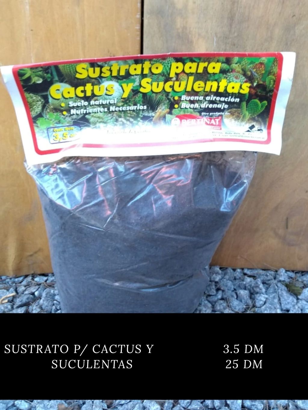 Sustrato para cactus y suculentas