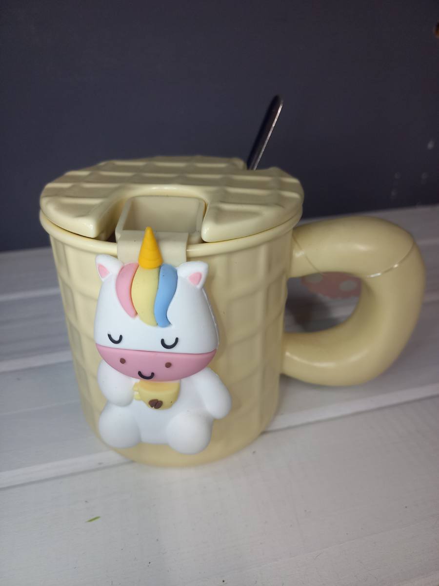 Taza de cerámica esmaltada