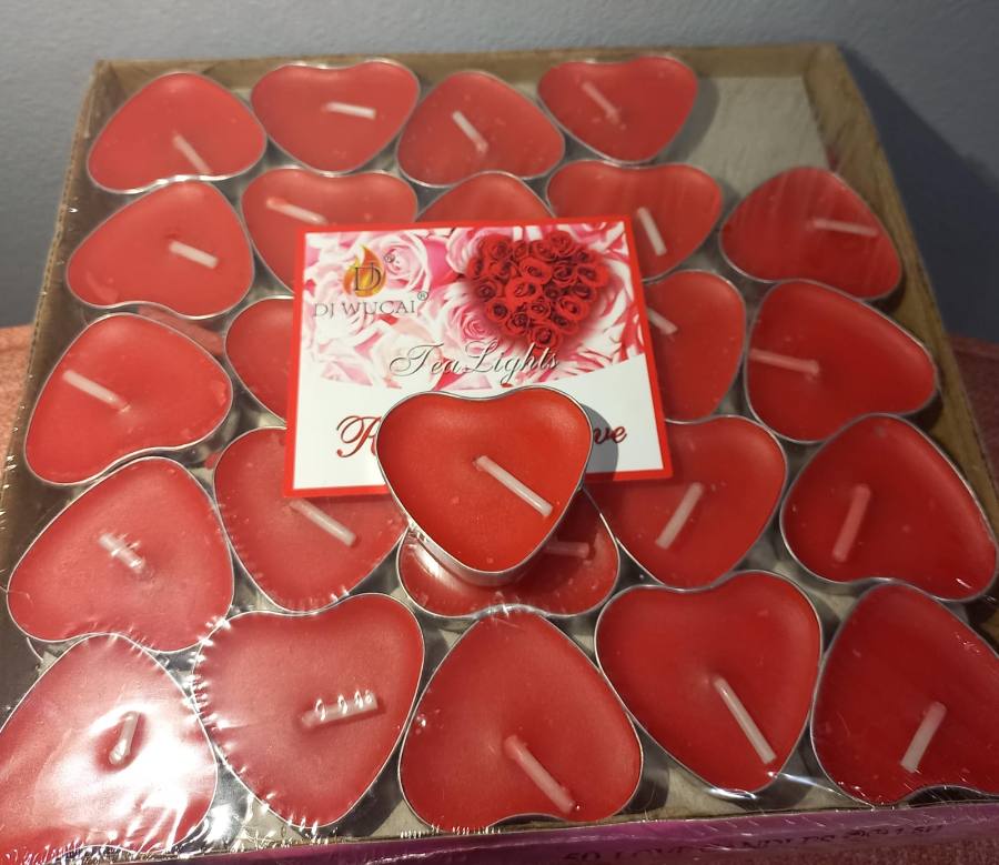 Velas con forma de corazón — foto 1